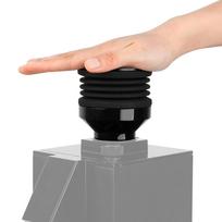 watchget Vienos dozės kavos malūnėlio bunkeris Silikoninis pūstuvas Eureka Mignon malūnėliui Išpučia likusias kavos miltelių daleles Kavos malūnėlio valymo įrankis black