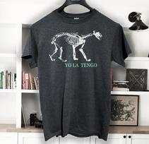 Yo La Tengo t shirt t hoboken nj indie rock M gray