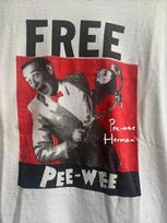 Rare New Pee Wee Herman Gift Cute White S to 5XL Tee Shirt SG374 Unisex T-Shirt XXXXL black