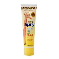 Xlear Kid's Spry Tooth Gel With Xylitol Strawberry Banana, 2 fl oz beige