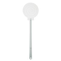 Musgaudis mielas buitinis paprastas animacinis didelis plastikinis ilga rankena storas uodų gaudyklė plastikinis musgaudis 1pc-1 white