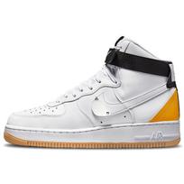 Nike NBA x Air Force 1 High 07 LV8 White University Gold Men Sneakers Wolf-Grey CT2306-101 40 white