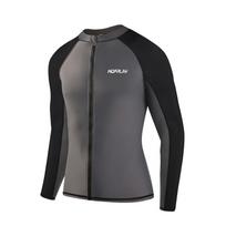 Men's Quick-Dry UV-Protection Diving & Surfing Suit - Slim Fit Long-Sleeve, Zip-Up Jellyfish-Proof Set M for 40-50kg
