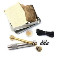 Fire Piston Fire Starter Kit Fire Starting Tool for Outdoor Camping Hiking Survival beige