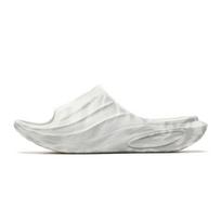 Anta Lingji men slide sandals white gray cushioned wear-resistant comfy for basketball sports versatile 912621802S-2 46 white