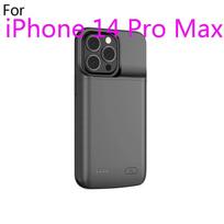 iPhone 11 12 13 14 Pro Max XS Max XR 6 7 8 Plus SE 5S 13 Mini Baterijos Įkroviklio Dėklas Nešiojama Power Bank Įkrovimo Dangtelis Capa For iPhone14 Pro Max gray