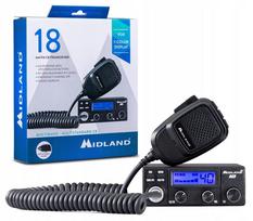 CB Radio Midland 18 Multistandard 4W VOX + microphone