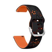 Graviruotas dirželis Garmin Venu 4 41mm moteriškam sportiniam laikrodžiui, atsparus vandeniui ir minkštas, graviruotas laikrodžio dirželis Garmin Venu 4 41mm 18 mm universal black