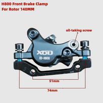 XOD Elektrinio dviračio ir riedlentės stabdžių suportas XD-H800/XD-H880 alyvos stabdžių remontas H800-F-Clamp gray