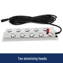 Ultrasonic Ten-Head Atomizer Humidifier: High-Volume Mist Plate for Water Features and Fogging