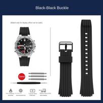 Pakeičiama silikoninė laikrodžio apyrankė Casio ECB-10YP ECB-10YPB ECB-950 Edifice serijai, guminis dirželis, vyriškas laikrodžio apyrankė 20mm 20mm gray