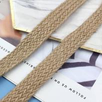Vintage 10 Meter Burlap Ribbons Handicraft Weavin Twine Linen Burlap Ribbon Lace Design Jute Yarn Gift Warrping L