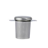 Tea Culture of the World Tea Stainless Steel Infuser | Extra Fine Mesh with Lid for Loose-Leaf Tea | for Tea Pots & Large Cups gray