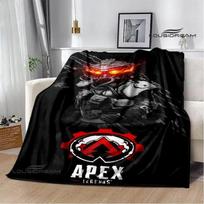 3D žaidimai Apex Legends spausdinti pledai vaikams šiltas pledas minkštas ir patogus pledas namams kelionei pledas gimtadienio dovana 75x90cm gray