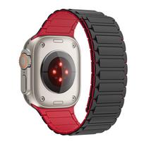 Silikoninė magnetinė apyrankė Apple Watch Strap Ultra 3 2 49mm 46mm 45mm 44mm 42mm 40 41mm Apyrankė IWatch Series 11 10 9 8 7 62028 42-44-45-49-S10-46mm gray