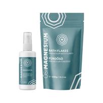 OSI Magnesium Rinkinys pradedantiems: magnio aliejus 30 ml + vonios dribsniai 1 kg