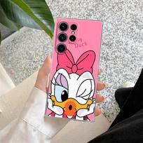 Disney Stitch Mickey Donald Duck Transparent Case For Samsung Galaxy S26 S25 Ultra S24 S22 S26 Plus S20 S23 S21 S25 FE 5G Cover Galaxy S10+