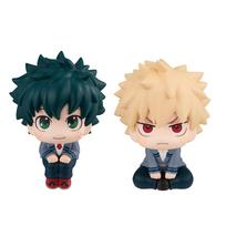 Anime MHA figure Himiko Toga Action Figure Q Edition Bakugou Katsuki figure Look higher up Model Collect Doll Midoriya Izuku figure toy 10CM beige