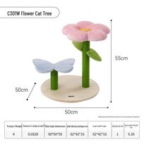 Wakytu Cat Tree Condo: Space-Saving, No-Drill Cat Bed & Multi-Layer Climbing Platform with Integrated Toys Default