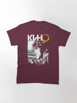 Kino Viktor Tsoi Kino Rock Band Classic T-Shirt M tamsiai raudona spalva