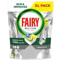 Indaplovių kapsulės FAIRY ADW Platinum, 40 vnt