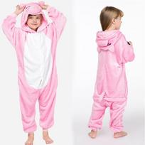 Kigurumi Onesie Vaikiškos Vienaragio Pižamos Vaikams Gyvūnai Animaciniai Miegamieji Kostiumai Kūdikiams Žieminiai Mergaičių Licorne Jumspuit 6t pink