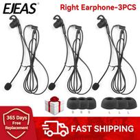 6/3/1PCS EJEAS V6C/V4C/FBIM Football Referee Hands Free Headset 3.5mm Interface In-ear Left/Right Earphone Interphone Accessory 3pcs Right Earphone