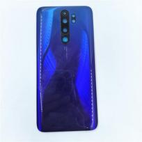 Battery Cover For Xiaomi Redmi Note 8 Pro Back Glass Panel Rear Door Housing With Camera Lens Replacement+Sticker mėlyna