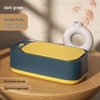 Portable Mini Eyeglass and Jewelry Cleaner - Superior to Ultrasonic Machines Standard Configuration yellow