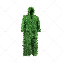 Klevo lapo Ghillie kamufliažinis kostiumas