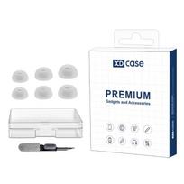XDcase 3 Pairs Replacement Memory Foam Ear Tips Kit, S/M/L Size, Cleaning Brush Color Random For Google Pixel Buds Pro 2 / Buds 2a tamsiai pilka spalva