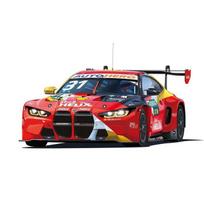 Platz NuNu 1/24 Racing Series BMW M4 GT3 2022 DTM Champion Model Kit PN24045 (Automobile) 20cm red