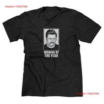 Ron Swanson Unisex Of The Year Parks And Recreation Nick Offerunisex Funny Parody T Shirt Vintage Homme Stylish Comfortable S gray