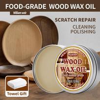Wood wax oil food grade solid wood transparent color beeswax furniture maintenance, polishing, mold proof and anti-corrosion oranžinė