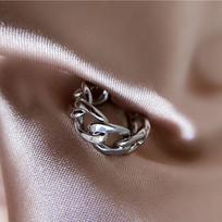 Punk Chain Ear Cuff: No Piercing, Retro 2021 Trendy Street Style Earring for Women black