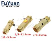 1PCS Adjustable Air Compressor Safety Release Pressure Valve for Boiler Steam Generator G1/4 G3/8 G1/2 Thread 1KG to 10KG 1I4 - 5KG (0.5MPA)
