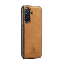 DG.Ming prabangus telefono dėklas, skirtas Samsung Galaxy A17 A37 A57 A34 A54 A36 A56, odinis, apsauginis, kietas apvalkalas, atsparus smūgiams, galinis dangtelis For Galaxy A17 ruda