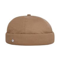 New Era Solid color design, cotton hat, same style for men and women, /black Khaki Adjustable - No Box smėlis
