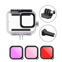 60m GOPRO8 Waterproof Protective Case GoPro Hero 8 Black Diving Housing for Go Pro 8 Underwater Cover Action Camera Accessories case and filter black