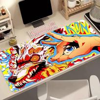 Mouse Pad Hd Anime Gaming Accessories Keyboard Pad Chainsaw Man Hayakawa Aki Desk Mat Gamer Cabinet Mousepad Cool Fox Mouse Mat 900x400x2mm