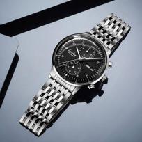 Luobin  automatinis mechaninis laikrodis Vyriški Prabangūs prekės ženklo suknelės laikrodžiai 42 mm nerūdijančio plieno kalendorius šviečiantis rankinis vyriškas laikrodis gray