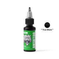 Tatuiruočių dažų rinkinys: 30 ml spalvoto pigmento tatuiruotėms Default Model juoda