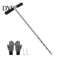 Geological Exploration Tool Soil Sample Probe Set Stainless Steel Collecting with High-quality Core Sampler T-Handle Adjustable Rustproof Easy sidabras