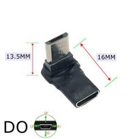 90 Degree Micro USB Male to Female Adapter 5 Core High Conductivity Right Angle Connector for Home Office Daily Charging Use DO