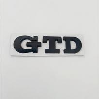 VEMZG1 3D Metal Front Grille GTD Logo Emblem Rear Trunk Badge Stickers For Volkswagen VW Golf 2 4 5 6 7 R MK2 MK3 MK4 Car Accessories