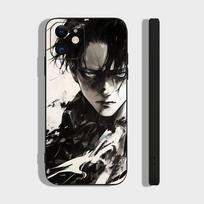 Levi Ackerman Attack On Titan Phone Case For IPhone 17 Air 16 15 14 13 Pro Max 11 12 Black Silicone Cover IPHONE 17PROMAX