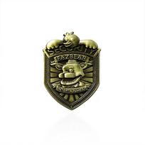 Game Peripherals Five Night At Freddy Brooch Cartoon Animal Teddy Bear Metal Badge Lapel Clothing Pin Cosplay Jewelry Props Gift black