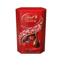 Lindt Lindor šokoladiniai triufeliai dovanų dėžutė 200g red