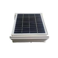 68CFM Plastic Solar Wall Fan 2.5W Ventilator Extractor Airduct Diameter 120mm for Shed Greenhouse