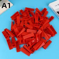 100Pcs Ceramic Tile Spacers Clips - 1.0/2.0/3.0MM Tile Leveling System For Floor Wall Tile Laying Construction Tools